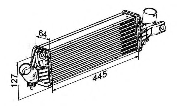 Intercooler, compresor