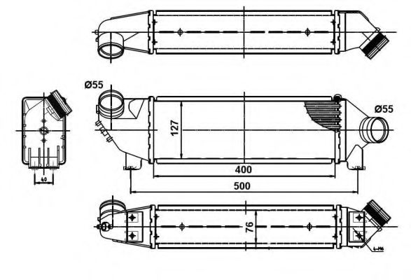 Intercooler, compresor