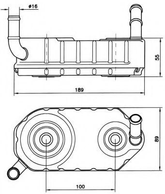 31004A Radiator ulei, ulei motor NRF 