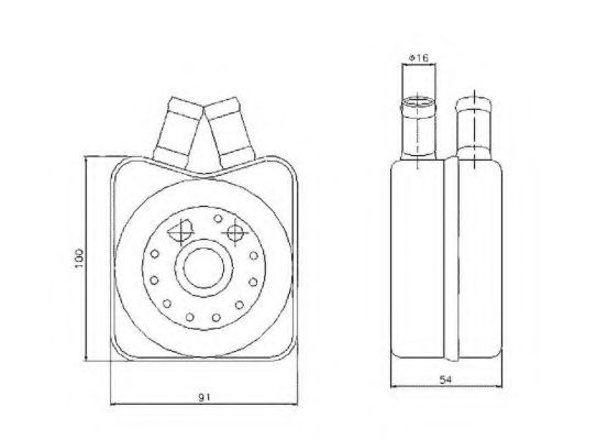 31304 Radiator ulei, ulei motor NRF 