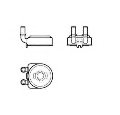 31739 Radiator ulei, ulei motor NRF 