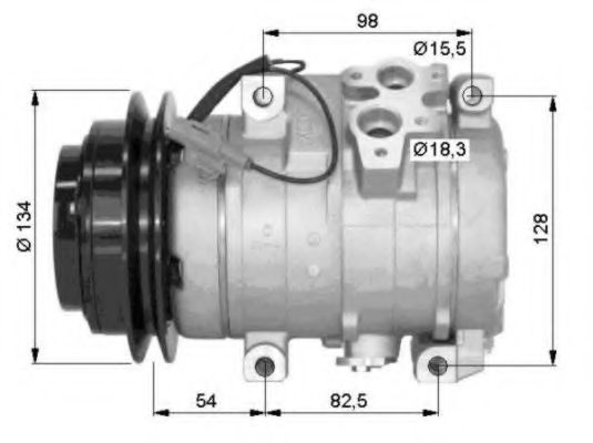 32458 Compresor, climatizare NRF 