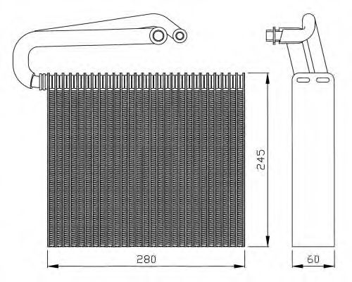 36110 evaporator,aer conditionat NRF 