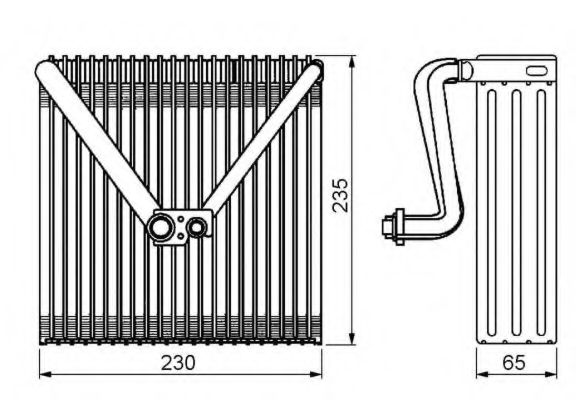 36141 evaporator,aer conditionat NRF 