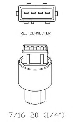 38936 Comutator presiune, aer conditionat NRF 