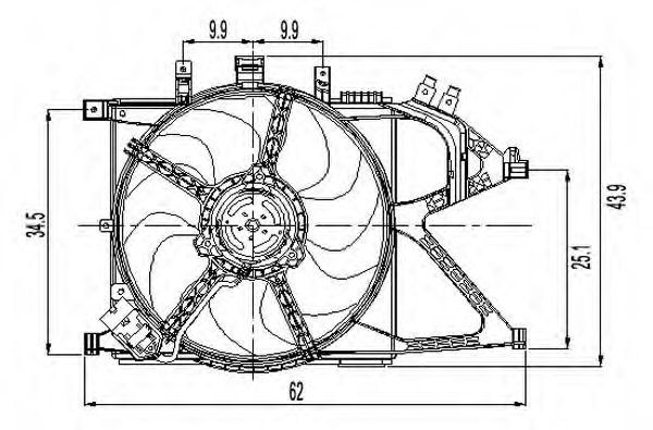Ventilator, radiator