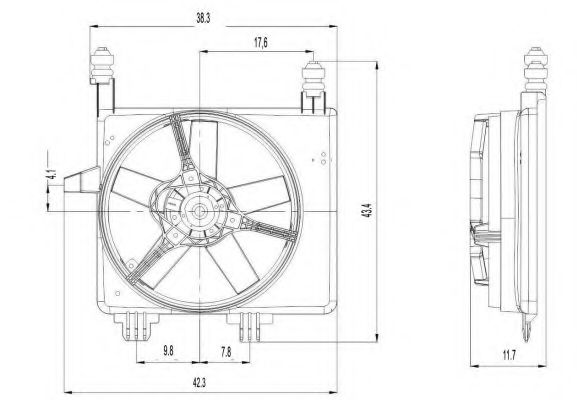 Ventilator, radiator