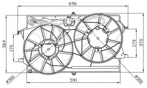 Ventilator, radiator