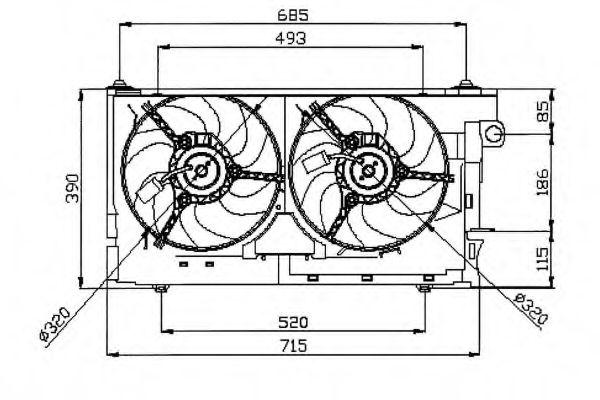 Ventilator, radiator
