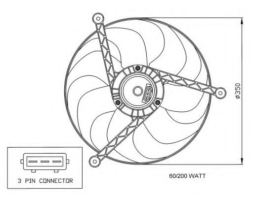 Ventilator, radiator