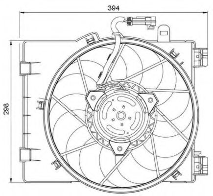 Ventilator, radiator