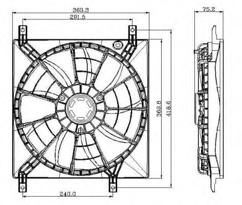 Ventilator, radiator
