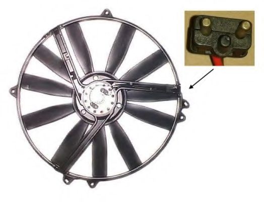 47300 Ventilator, radiator NRF 