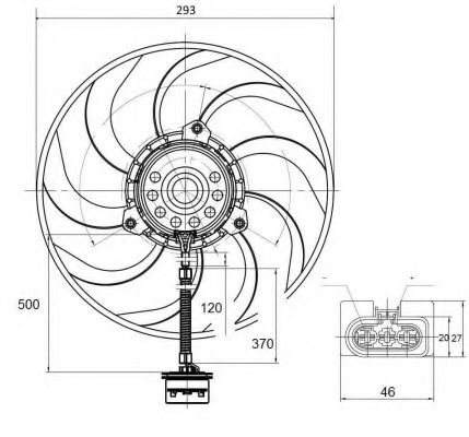 Ventilator, radiator