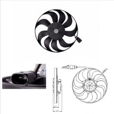 Ventilator, radiator 2