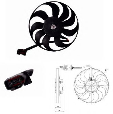Ventilator, radiator 2