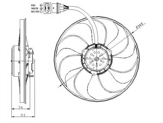 Ventilator, radiator