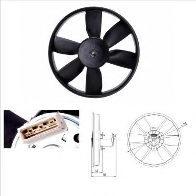 Ventilator, radiator 2