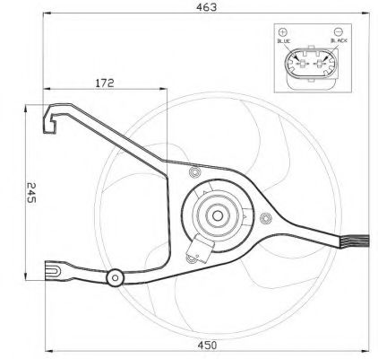 Ventilator, radiator