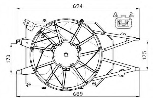 Ventilator, radiator 3
