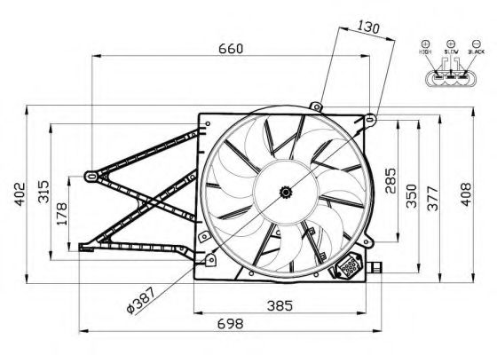Ventilator, radiator 3
