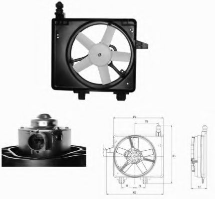 Ventilator, radiator