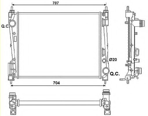 Radiator, racire motor