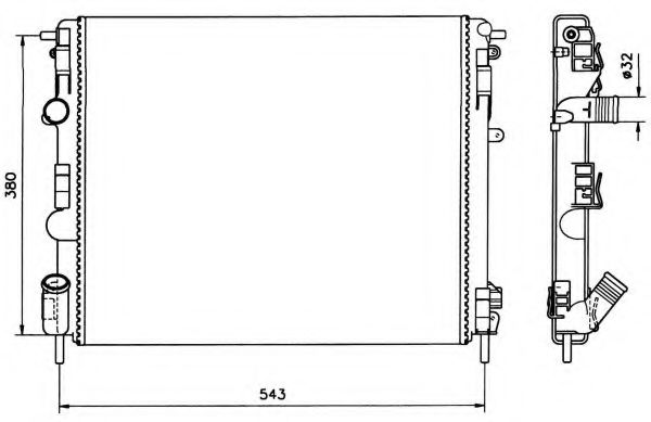 Radiator, racire motor