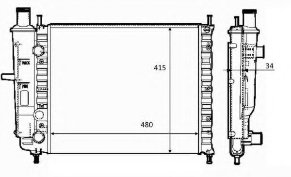 Radiator, racire motor