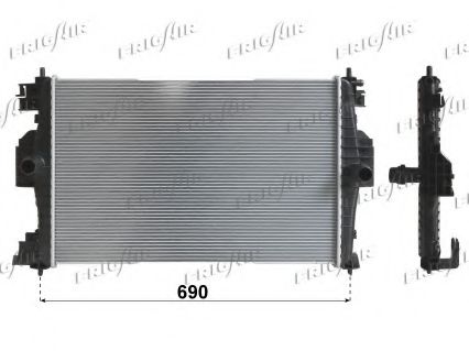 0103.3082 Radiator, racire motor FRIGAIR 