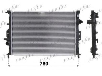0105.3112 Radiator, racire motor FRIGAIR 