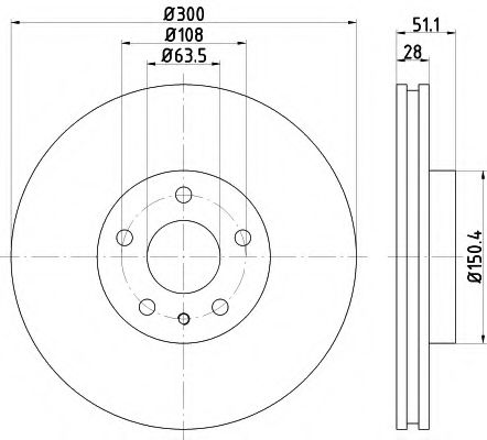 55686 Disc frana PAGID 