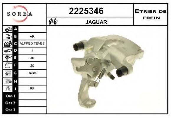 2225346 Etrier frana EAI 