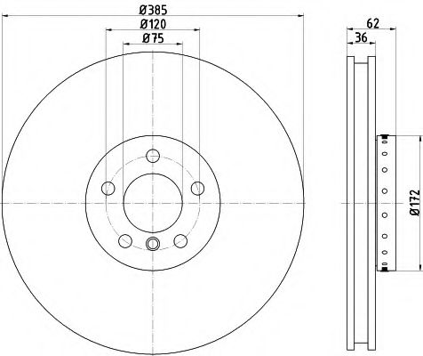 65136 Disc frana PAGID 