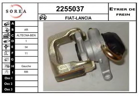 Etrier frana