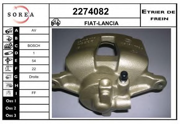Etrier frana