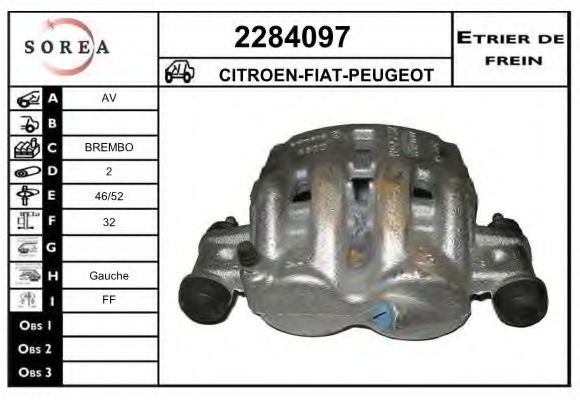2284097 Etrier frana EAI 