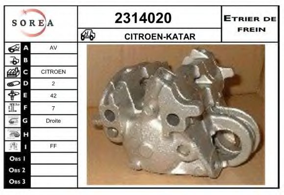 Etrier frana