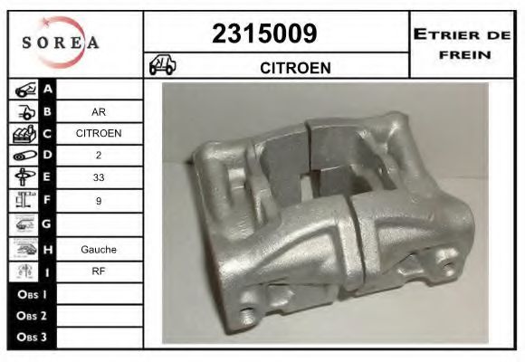 Etrier frana