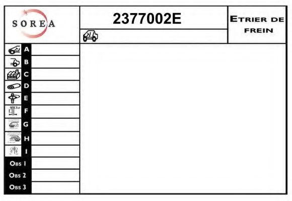 2377002E Etrier frana EAI 