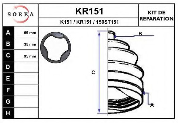 KR151 Ansamblu burduf, articulatie planetara EAI 