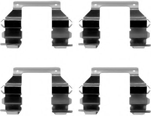 K0035 Set accesorii, placute frana PAGID 