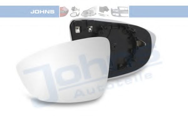 95 51 37-81 Sticla oglinda, oglinda retrovizoare exterioara JOHNS 