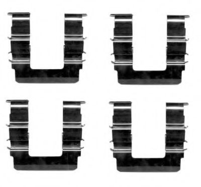 Set accesorii, placute frana
