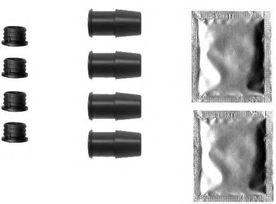 K0395 Set accesorii, etrier frana PAGID 