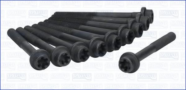 81025400 Set surub, chiulasa AJUSA 