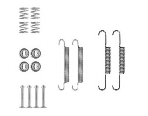 X0282 set accesorii, saboti frana parcare PAGID 