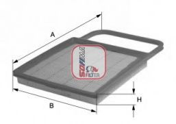 S 3589 A Filtru aer SOFIMA 