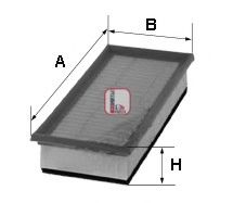 S 9502 A Filtru aer SOFIMA 