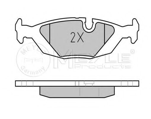 set placute frana,frana disc 2